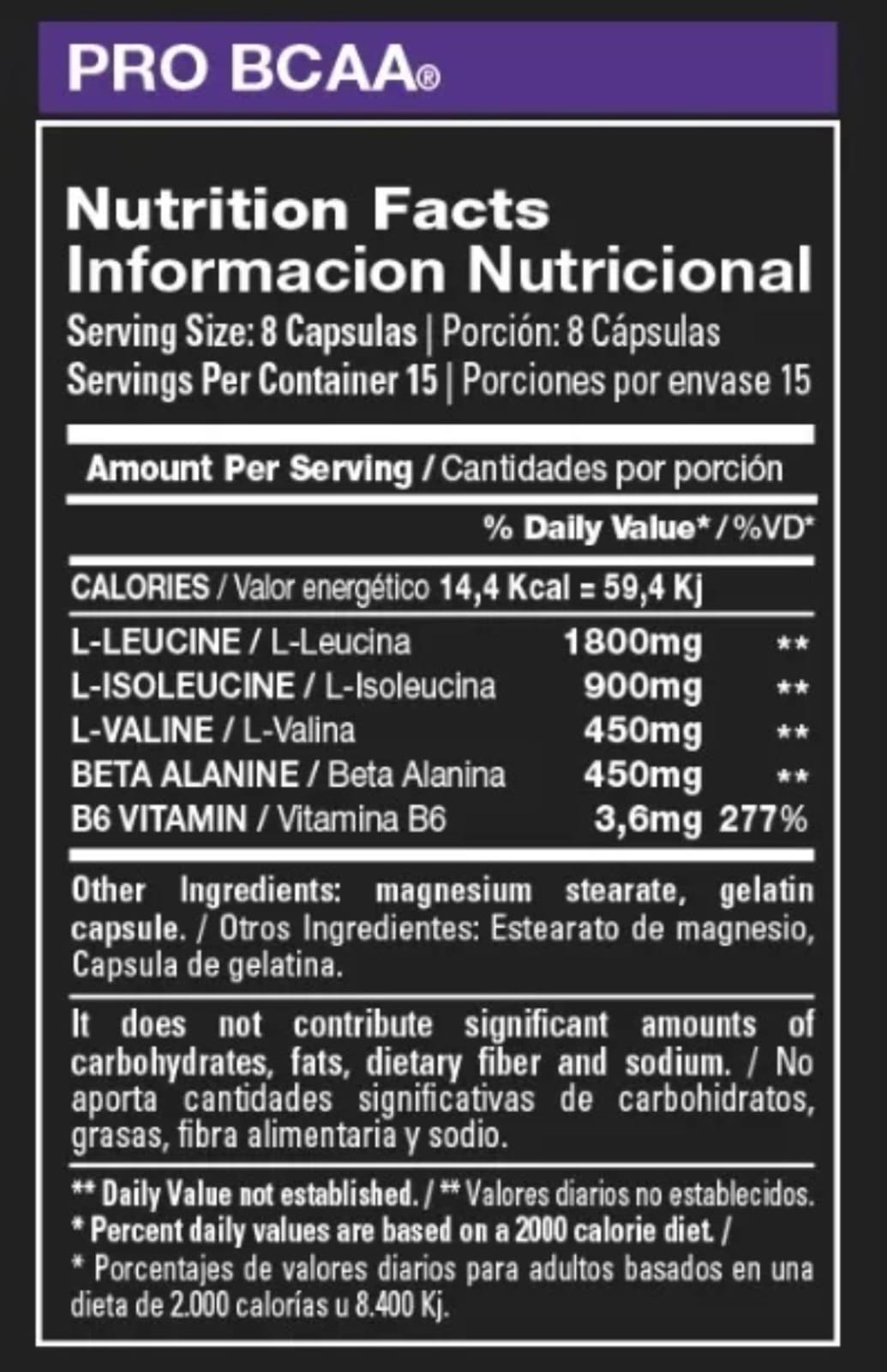 AMINOACIDO XTREBGHT PRO BCAA - Imagen 2